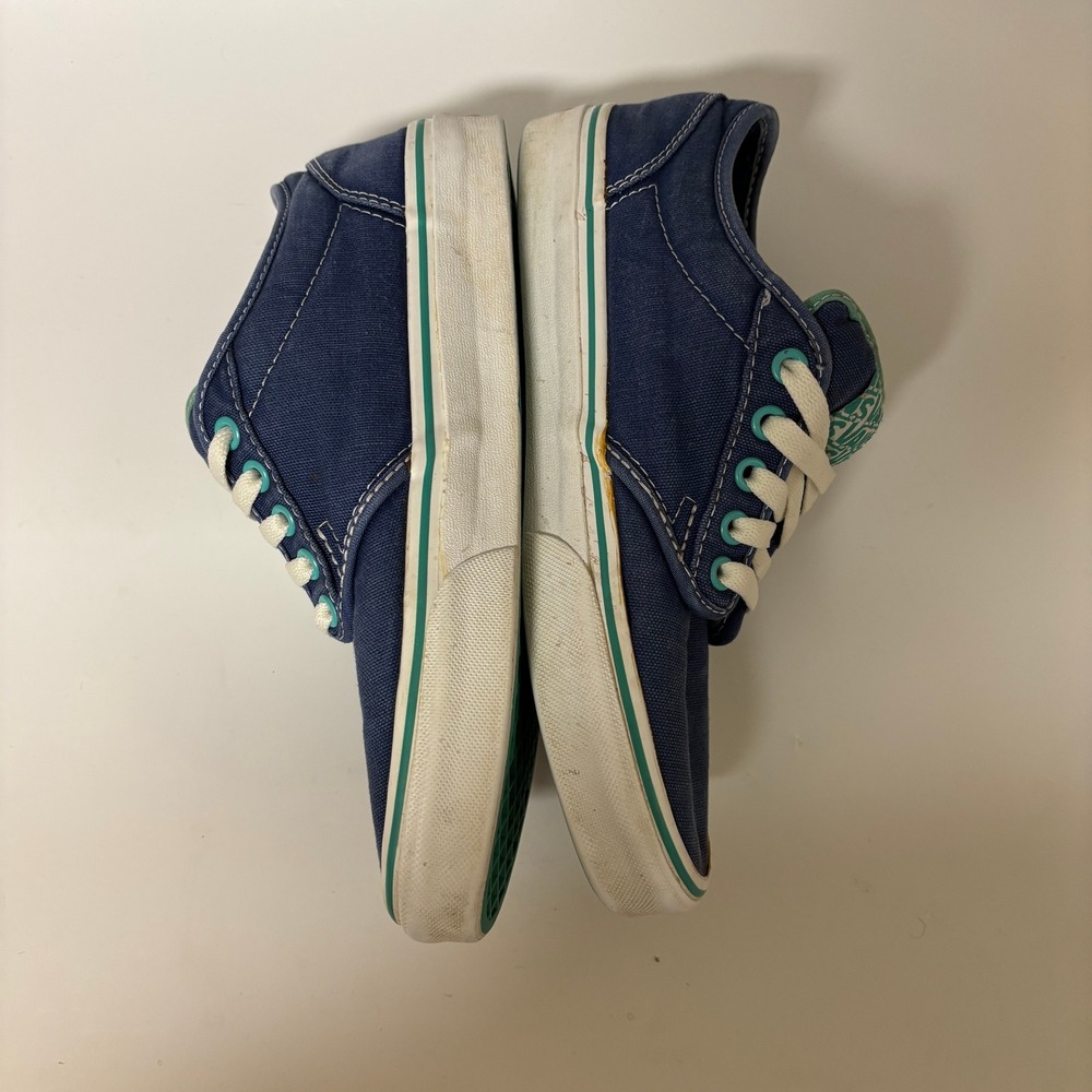 Vans Atwood Low Navy Blue Teal Womens Sneakers Size 9 VN-0K0FZU3 Skater - Picture 5 of 10